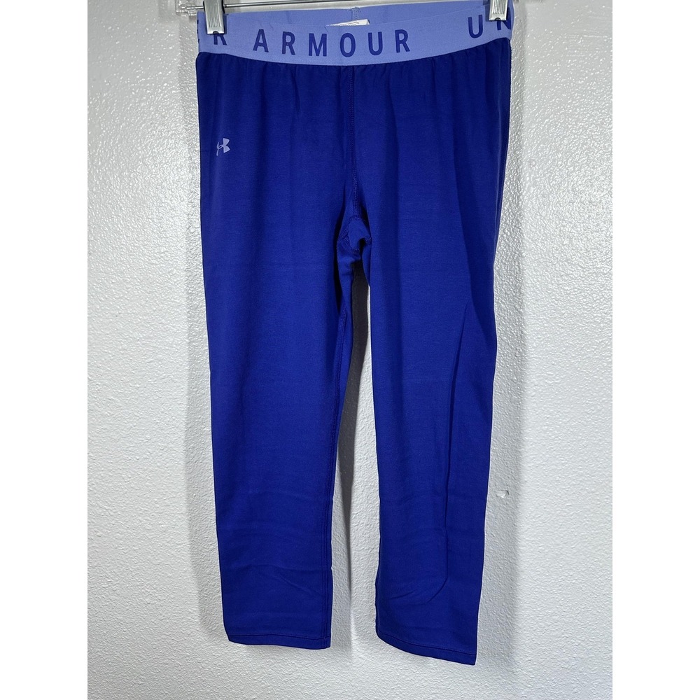 Under Armour Pants Mens Small Blue Fitted Compression Base Layer Athletic Gym